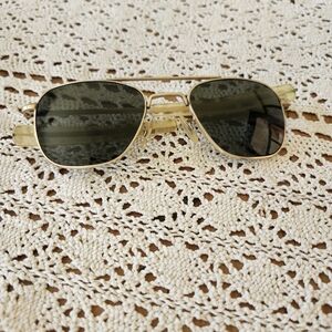 American Optical Vng 12k Gold Filled Aviator Sunglasses
